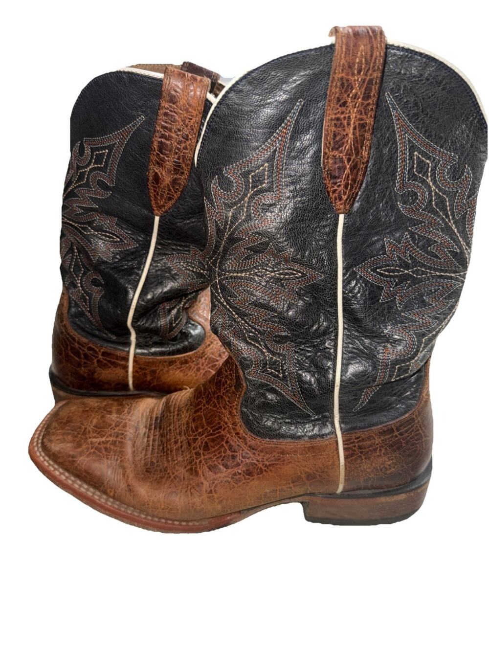 Circuit Gritty Wide Square Toe Cowboy Boot Ariat 10.5D (SRS)